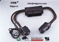 Czarny przewód elektryczny Bosch, zespół wiązki przewodów silnika Ecu Iso9001
